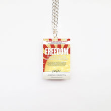 Load image into Gallery viewer, “FREEDOM: The End Of The Human Condition” by Jeremy Griffith, Miniature Book Necklace Keychain Earrings