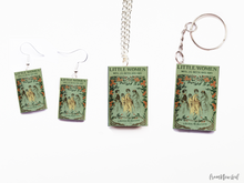 Load image into Gallery viewer, Little Women Louisa May Alcott - Miniature Book Necklace Keychain Earrings