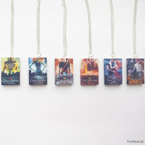 The Mortal Instruments miniature book Set Necklace