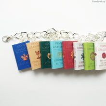 Load image into Gallery viewer, Outlander miniature book series charm bracelet- fromnewleaf