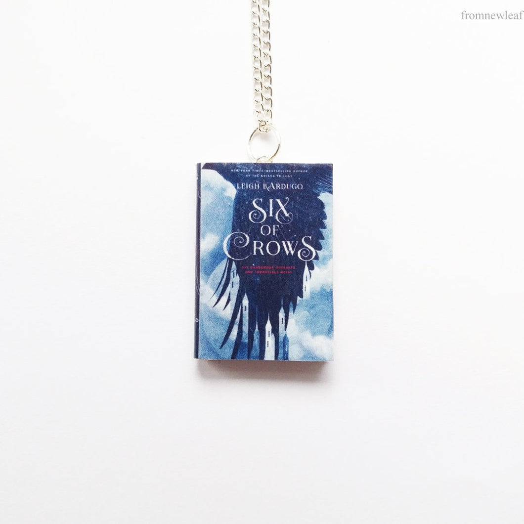 Six of Crows Miniature Book Set Necklace- fromnewleaf