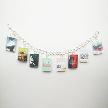 Load image into Gallery viewer, Custom Miniature Book Charm Bracelet