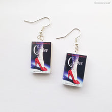 Load image into Gallery viewer, Cinder Miniature Book Earrings Fish Hooks Set