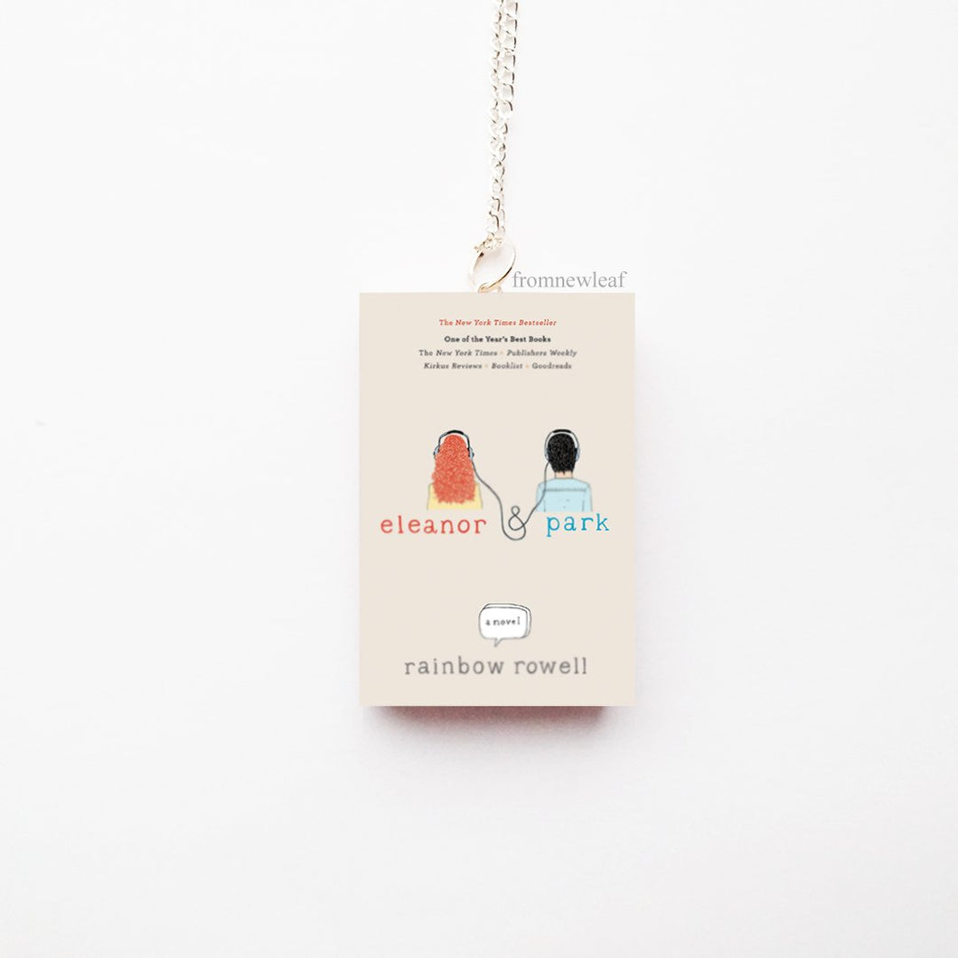 Eleanor and Park miniature book necklace- fromnewleaf