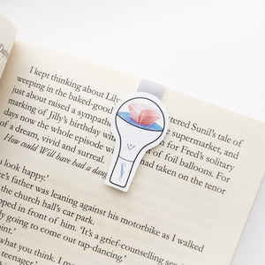 Seventeen Carat Bong Magnetic Bookmark on book page- fromnewleaf