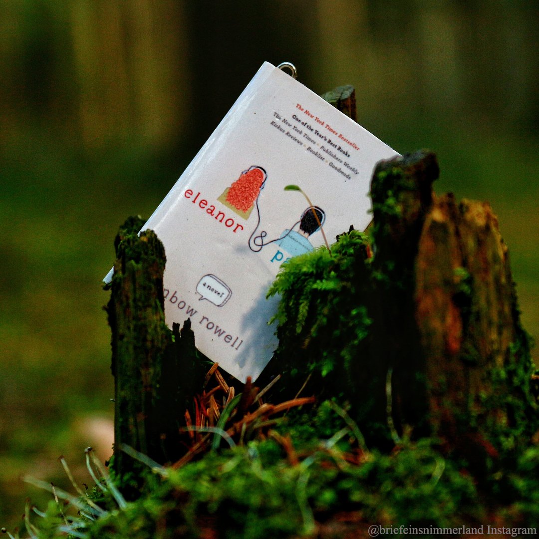 Load image into Gallery viewer, Eleanor and Park miniature book in the forest