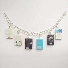 Load image into Gallery viewer, John Green US Edition back cover 6 Miniature Book Set Charm Bracelet