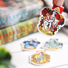 Load image into Gallery viewer, Harry potter hogwarts house magnetic bookmarks 