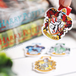 Harry potter hogwarts house magnetic bookmarks 