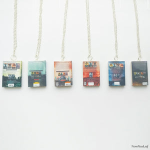 The Mortal Instruments miniature book back coverSet Necklace