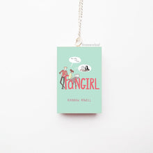 Load image into Gallery viewer, Fangirl Miniature Book Necklace Keychain