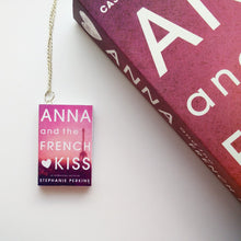 Load image into Gallery viewer, Anna and the french kiss miniature book necklace