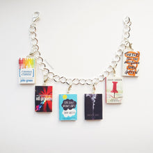 Load image into Gallery viewer, John Green US Edition 6 Miniature Book Set Charm Bracelet
