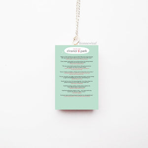 Fangirl Miniature Book Necklace Keychain
