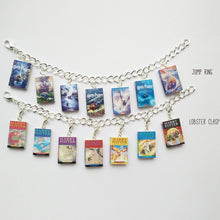 Load image into Gallery viewer, Harry Potter 15th Anniversary UK edition miniature book charm bracelet