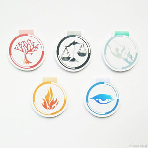 Five Divergent Factions Magnetic Bookmarks 