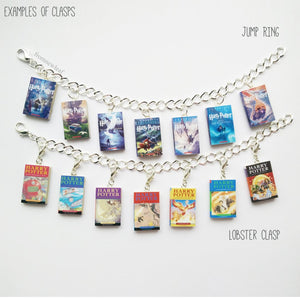 John Green US Edition 6 Miniature Book Set Charm Bracelet