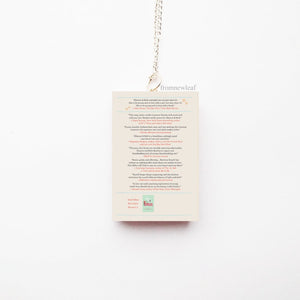 Eleanor and Park back cover miniature book necklace