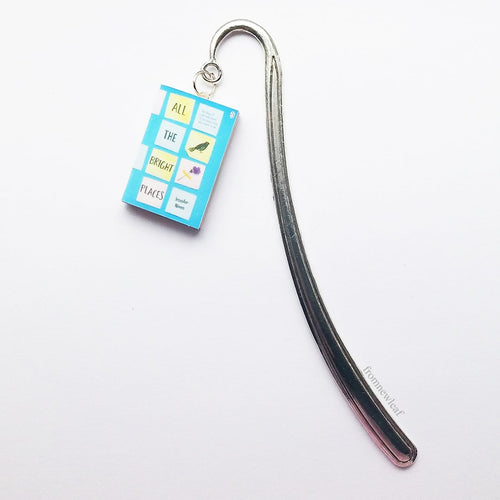 All the Bright Places miniature book metal bookmark 