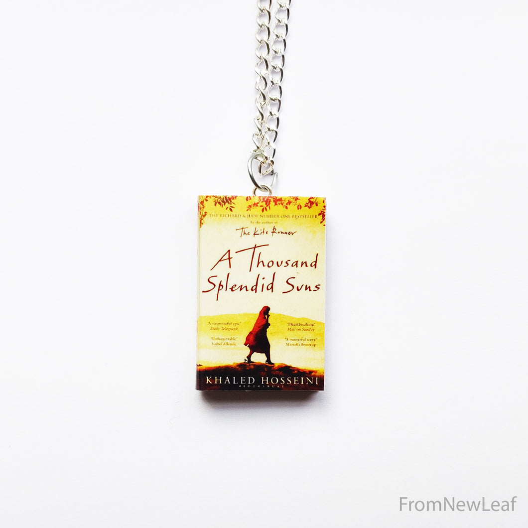 A Thousand Splendid Suns Miniature book necklace 
