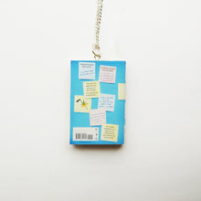 Load image into Gallery viewer, All the Bright Places back cover UK edition miniature book necklace