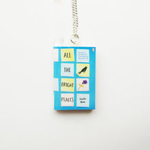 Load image into Gallery viewer, All the Bright Places UK edition miniature book necklace