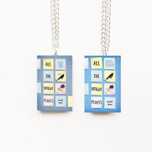 Load image into Gallery viewer, All the bright places mini book jewellery necklace fromnewleaf
