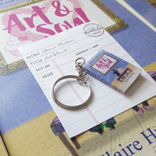 Load image into Gallery viewer, Custom Miniature Book Keychain