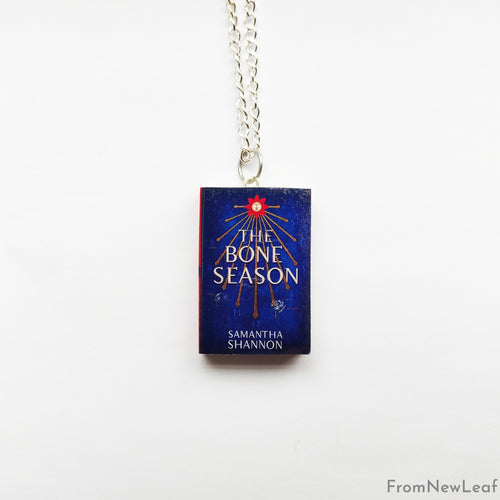 The Bone Season Set Miniature Book Necklace- fromnewleaf