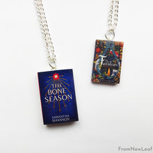 Load image into Gallery viewer, The bone season the familiars miniature book necklace