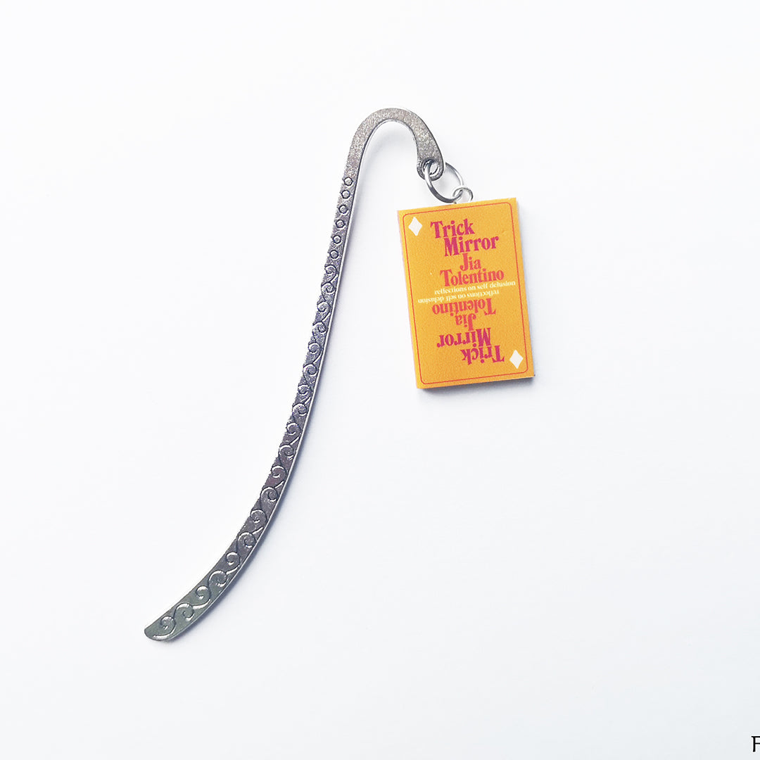 Load image into Gallery viewer, Trick Mirror miniature book metal bookmark