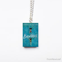 Load image into Gallery viewer, Breathless Jennifer Niven Merch  Fanart Miniature Book Necklace