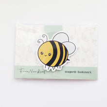 Load image into Gallery viewer, Cute Bumble Bee Magnetic Bookmark