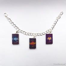 Load image into Gallery viewer, Caraval Finale Legendary Series Miniature Book Set Charm Bracelet