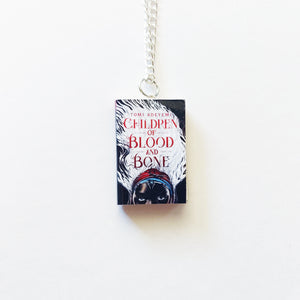 Children of Blood and Bone Tomi Adeyemi Miniature Book Necklace Keychain