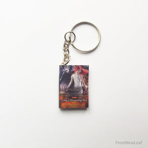 City of heavenly fire miniature book keyring keychain