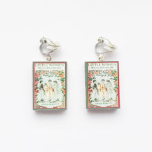Load image into Gallery viewer, Custom Miniature Book Earrings Fish Hooks or Clip On