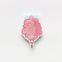 Load image into Gallery viewer, Cute Pink Cotton Candy and Ice Cream Magnetic Bookmark