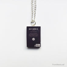 Load image into Gallery viewer, Death Note back cover Manga Miniature Book Necklace