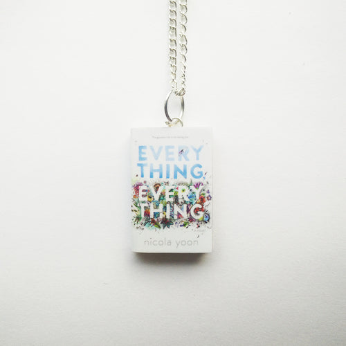 Everything Everything Miniature Book Necklace Keychain