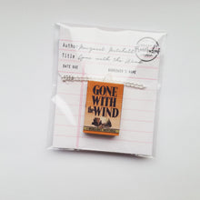 Load image into Gallery viewer, Gone with the Wind Miniature Book Necklace Keychain