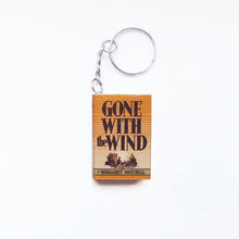 Load image into Gallery viewer, Gone with the Wind Miniature Book Necklace Keychain