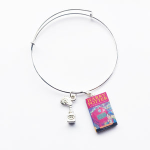FromNewLeaf Harry Potter miniature book bangle