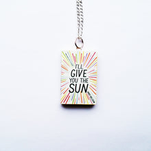 Load image into Gallery viewer, I&#39;ll Give You The Sun Miniature Book Necklace- fromnewleaf
