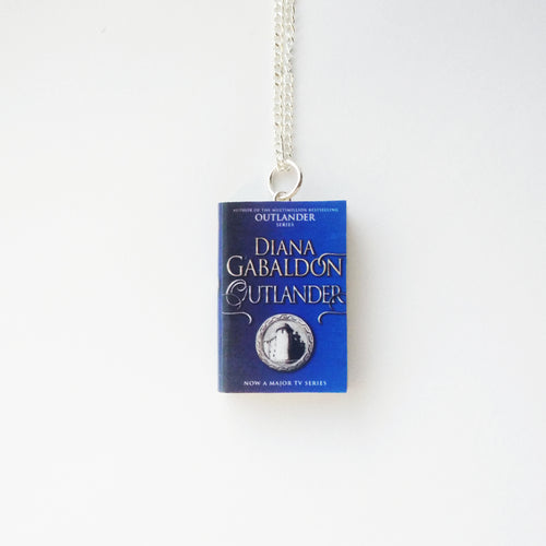 Outlander miniature book necklace