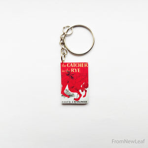 the catcher in the rye miniature book keyring keychain