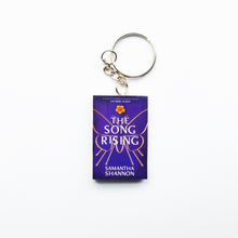 Load image into Gallery viewer, The song rising miniature book keyring keychain 