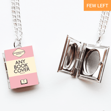 Load image into Gallery viewer, Fromnewleaf custom miniature book locket pendant